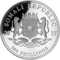 Somalia Elefant 2017 5 oz Silber