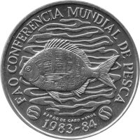 Kap Verde 50 Escudos 1984 - F.A.O. Weltfischereikonferenz...