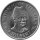 Liberia 25 Cents 1976 - F.A.O. Mehr Nahrung - Kupfer-Nickel