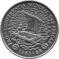 Mosambik 50 Meticais 1983 - F.A.O. Weltfischereikonferenz...
