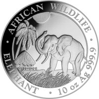 Somalia Elefant 2017 10 oz Silber