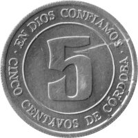 Nicaragua 5 Centavos 1974 - F.A.O. - Aluminium