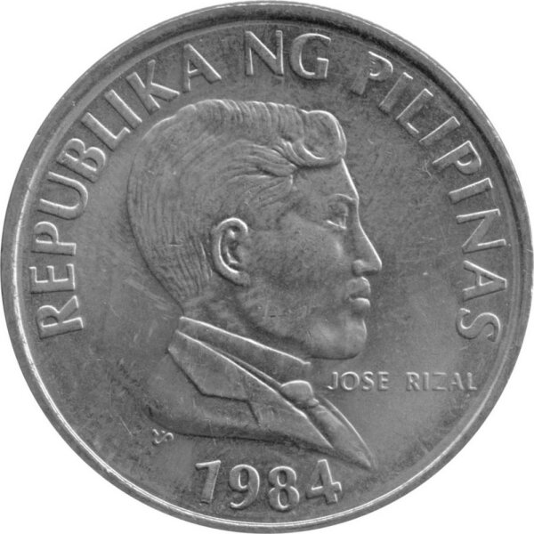 Philippinen 1 Piso 1984 - F.A.O. Tamarau - Kupfer-Nickel