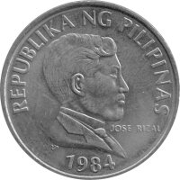 Philippinen 1 Piso 1984 - F.A.O. Tamarau - Kupfer-Nickel