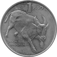 Philippinen 1 Piso 1984 - F.A.O. Tamarau - Kupfer-Nickel