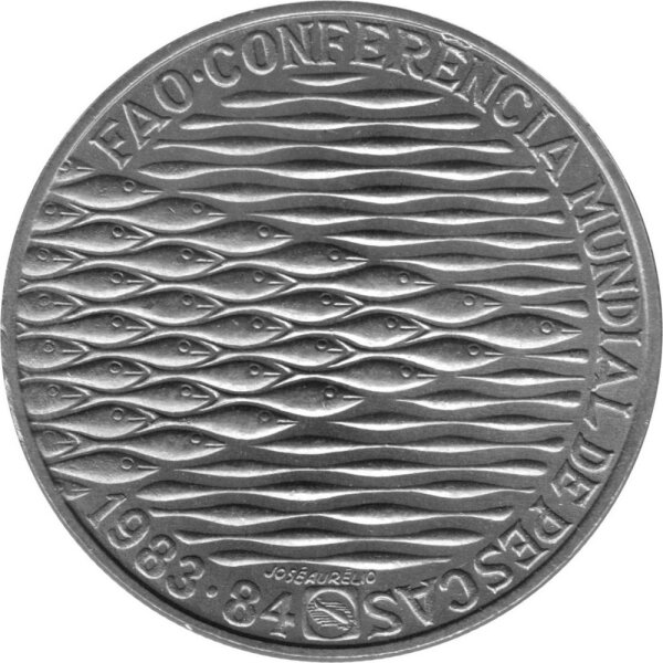 Portugal 250 Escudos 1984 - F.A.O. Weltfischereikonferenz - Kupfer-Nickel
