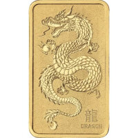 31,1 Gramm Goldbarren Perth Mint 2. Ausgabe Lunar Schlange