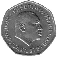 Sierra Leone 2 Leones 1976 - F.A.O. Regionalkonferenz für Afrika - Kupfer-Nickel