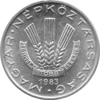 Ungarn 20 Filler 1983 - F.A.O. Ernährung - Aluminium