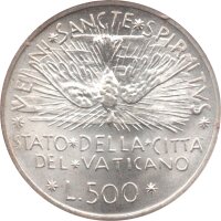 Vatikan 500 Lire 1978 - SEDE VACANTE MCMLXXVIII - Silber