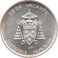 Vatikan 500 Lire 1978 - SEDE VACANTE SEPTEMBER MCMLXXVIII...