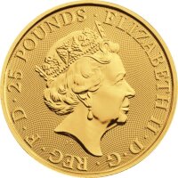 UK The Queen´s Beasts 7. Ausgabe 2019 Yale of Beaufort 1/4 oz Gold