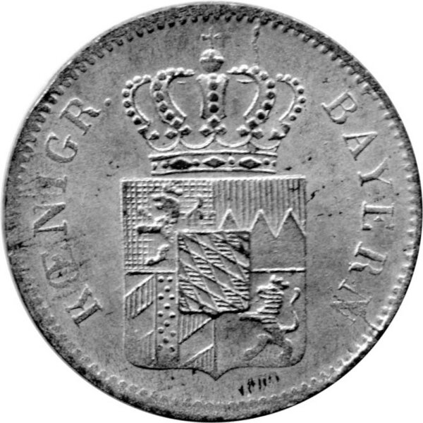 Bayern 1 Kreuzer div. Jahrgänge (KM#799) - König Ludwig I. 1825-1848, Erhaltung