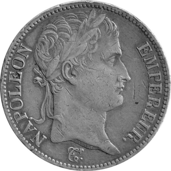 Frankreich 5 Francs 1811  - Kaiser Napoleon I. 1804-1815 - Silber KM#694.1