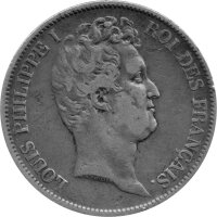 Frankreich 5 Francs 1831 - König Louis Philippe I....