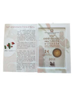 Italien 2 Euro 2011 "150 Jahre Einheit" - Coincard