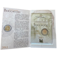 Italien 2 Euro 2013 "Giovanni Boccaccio" - Coincard