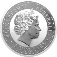 Australien Lunar I 2005 Jahr des Hahns 2 oz Silber