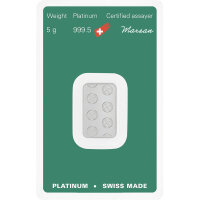5 Gramm Platinbarren Argor-Heraeus | Neuware LPPM