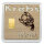 Holz-Geschenkbarren Premium "Sternzeichen Krebs" 1 Gramm Gold