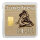 Holz-Geschenkbarren Premium "Sternzeichen Jungfrau" 1 Gramm Gold