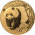 China Panda 2002 1/10 oz Gold - Original-Folie