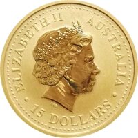 Australien Lunar I 2005 Jahr des Hahns 1/2 oz Gold