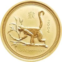 Australien Lunar I 2004 Jahr des Affen 1/10 oz Gold