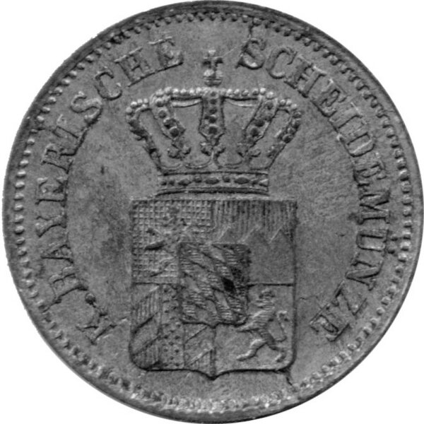 Bayern 1 Kreuzer div. Jahrgänge (KM#858) - König Maximilian II. Joseph 1848-1864, Erhaltung