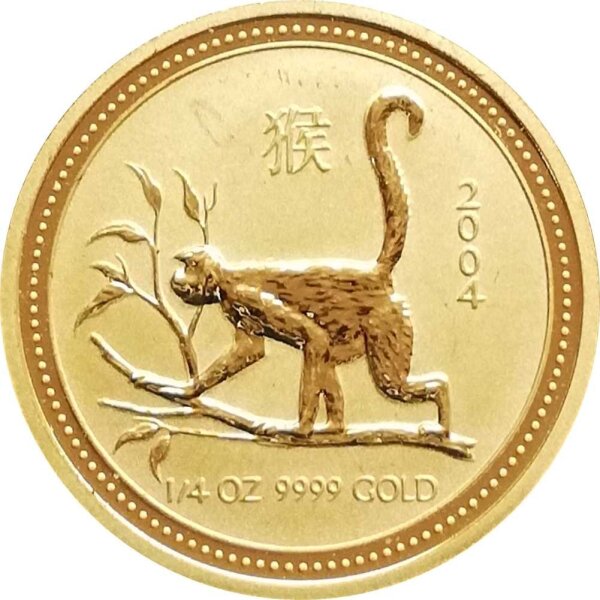 Australien Lunar I 2004 Jahr des Affen 1/4 oz Gold