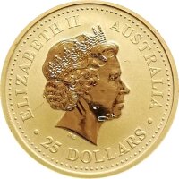 Australien Lunar I 2004 Jahr des Affen 1/4 oz Gold