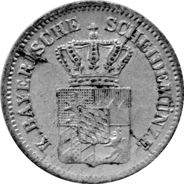 Bayern 1 Kreuzer div. Jahrgänge (KM#873) - König Ludwig II. 1864-1886, Erhaltung