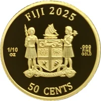 Fiji CATS 4. Ausgabe 2025 1/10 oz Gold | Prooflike