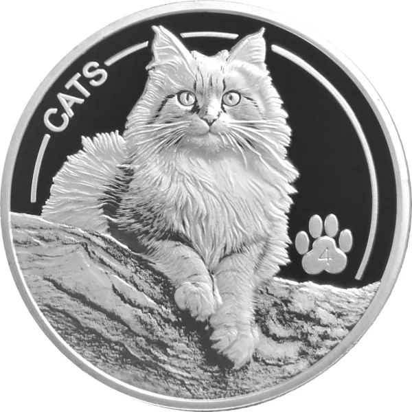 Fiji CATS 4. Ausgabe 2025 1 oz Silber | Prooflike - Originalfolie