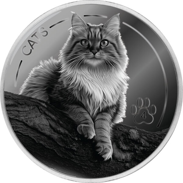 Fiji CATS 4. Ausgabe 2025 1 oz Silber | Prooflike