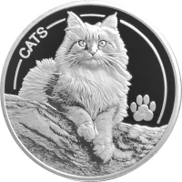 Fiji CATS 4. Ausgabe 2025 1 oz Silber | Prooflike -...