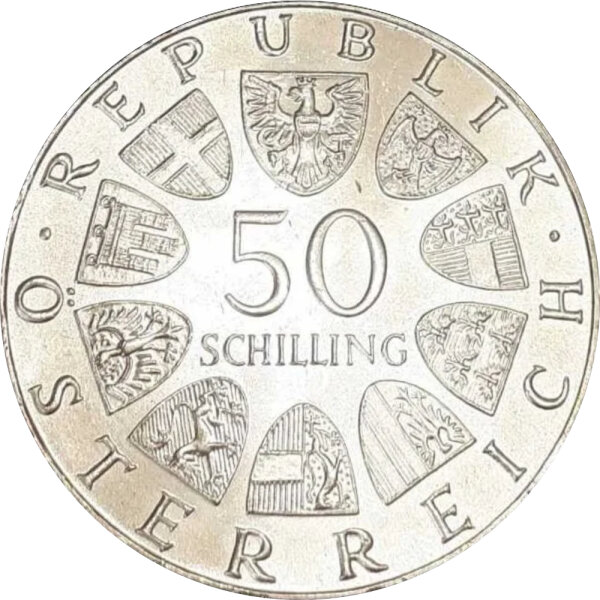 Österreich 50 Schilling div. 900/1000 Silber 1959-1973