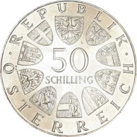 Österreich 50 Schilling div. 900/1000 Silber