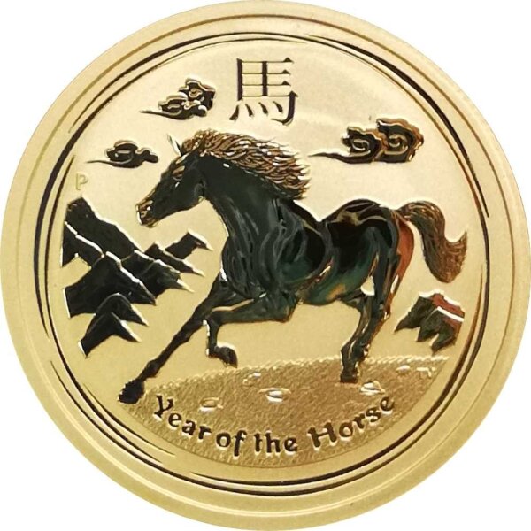 Australien Lunar II 2014 Jahr des Pferdes 1/2 oz Gold