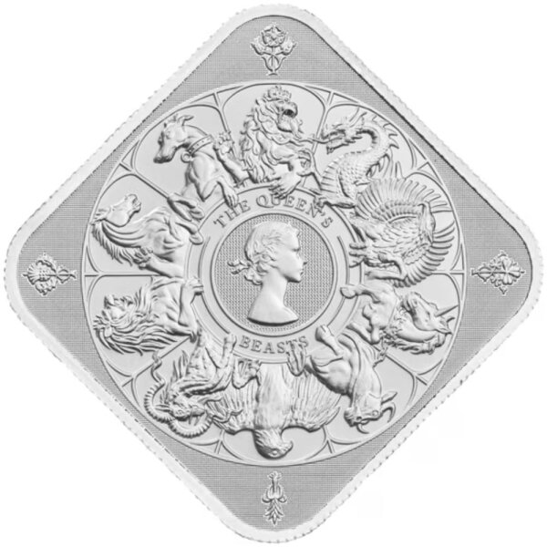 31,1 Gramm Silberbarren The Royal Mint 1. Ausgabe The Queen´s Beasts | Neuware
