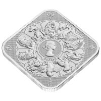 31,1 Gramm Silberbarren The Royal Mint 1. Ausgabe The Queen´s Beasts | Neuware