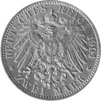 J.059 Bremen 2 Mark 1904 -J- Stadtwappen - Silber vz