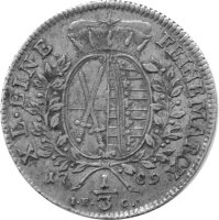 Sachsen 1/3 Taler 1789 - Kurfürst Friedrich August III. 1763-1806, KM#1010