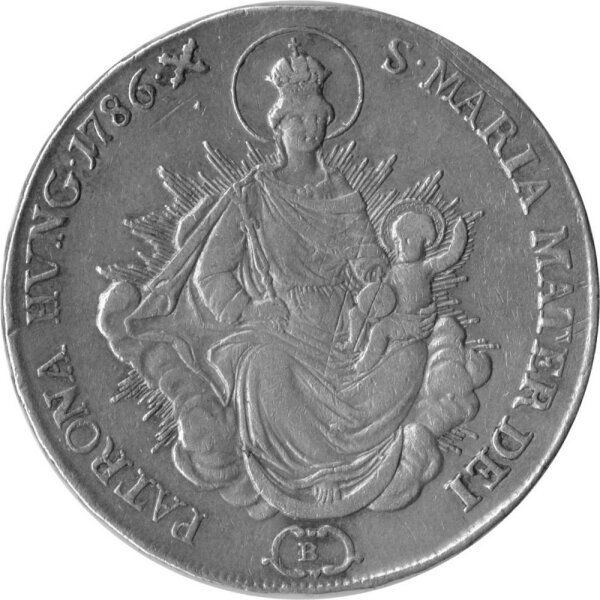 Ungarn 1 Taler 1783 - Joseph II., KM#400.2