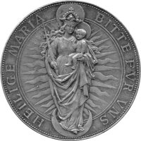 Medaille Deutschland 1894 - 400. Jubiläum der Einweihung der Frauenkirche in München - Silber