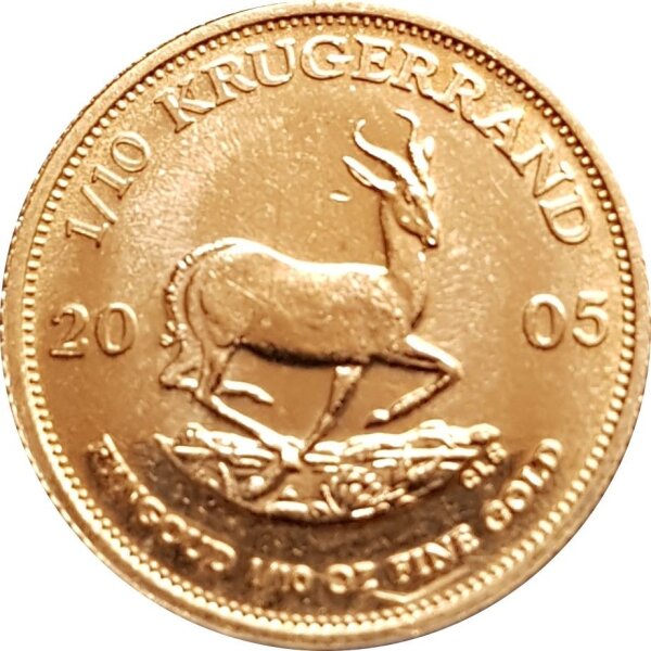 Südafrika Krügerrand 2005 1/10 oz Gold