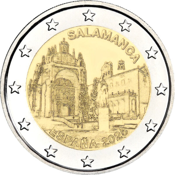 Spanien 2 Euro 2025 "Altstadt von Salamanca"