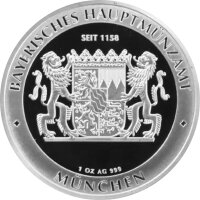 Bayern Thaler 1. Ausgabe Schloss Neuschwanstein 2025 1000 Gramm Silber