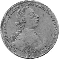 Reuß-Obergreiz 2/3 Taler 1754 Heinrich XI. - Silber...
