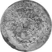 Brandenburg-Ansbach 1/6 Reichstaler 1755 - Markgraf Karl...